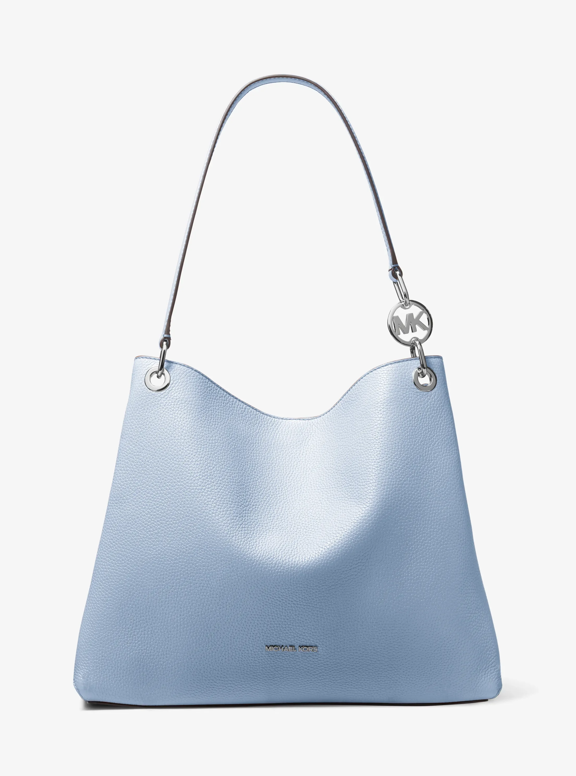 Christina Large Pebbled Leather Shoulder Bag