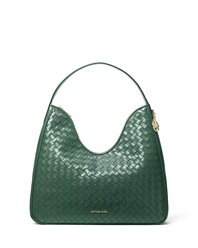 Nayla Medium Woven Shoulder Bag