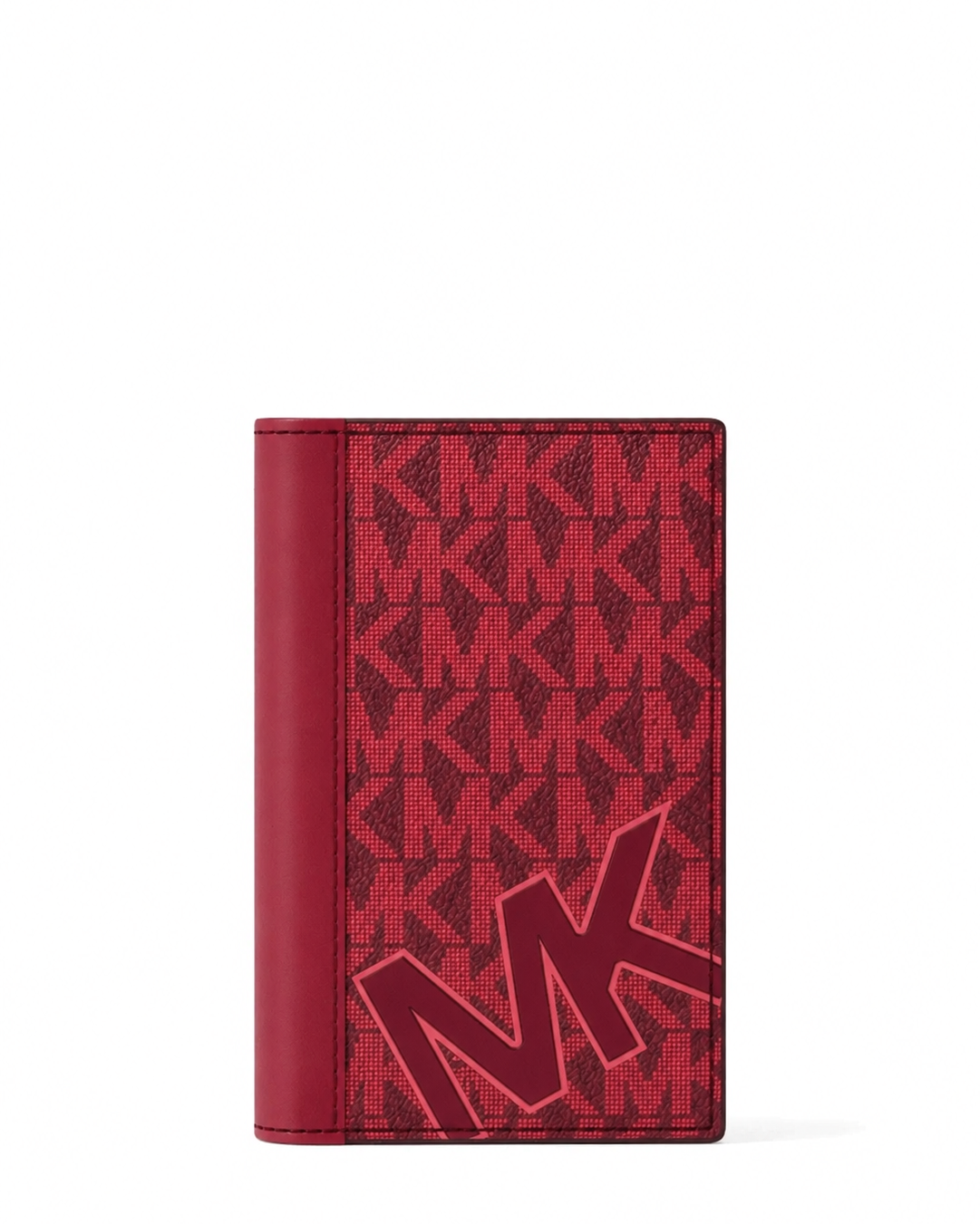 Cooper Signature Logo Folding Card Case — Cherry