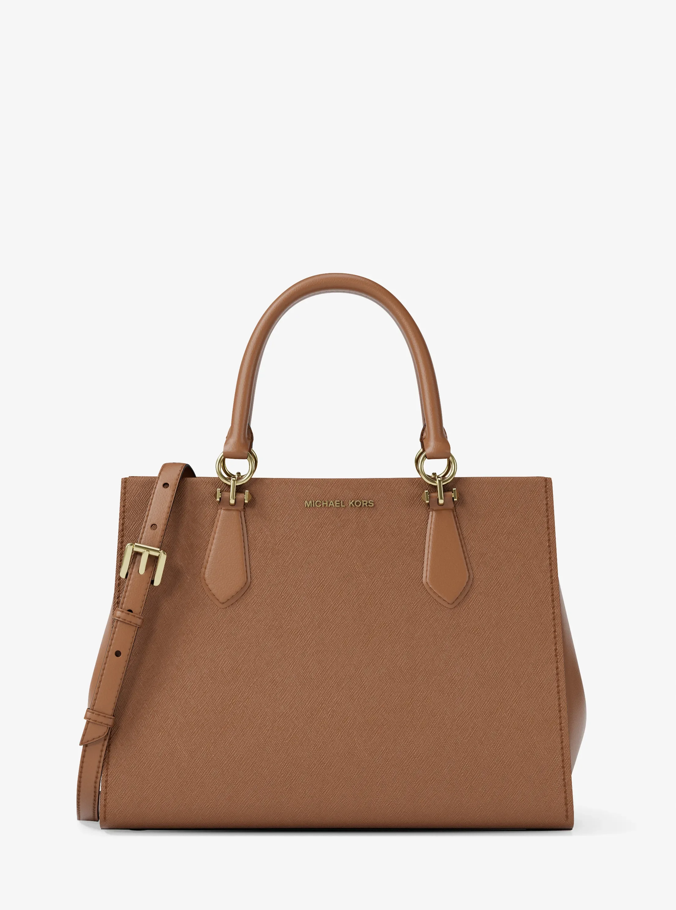 Marilyn Medium Saffiano Leather Satchel